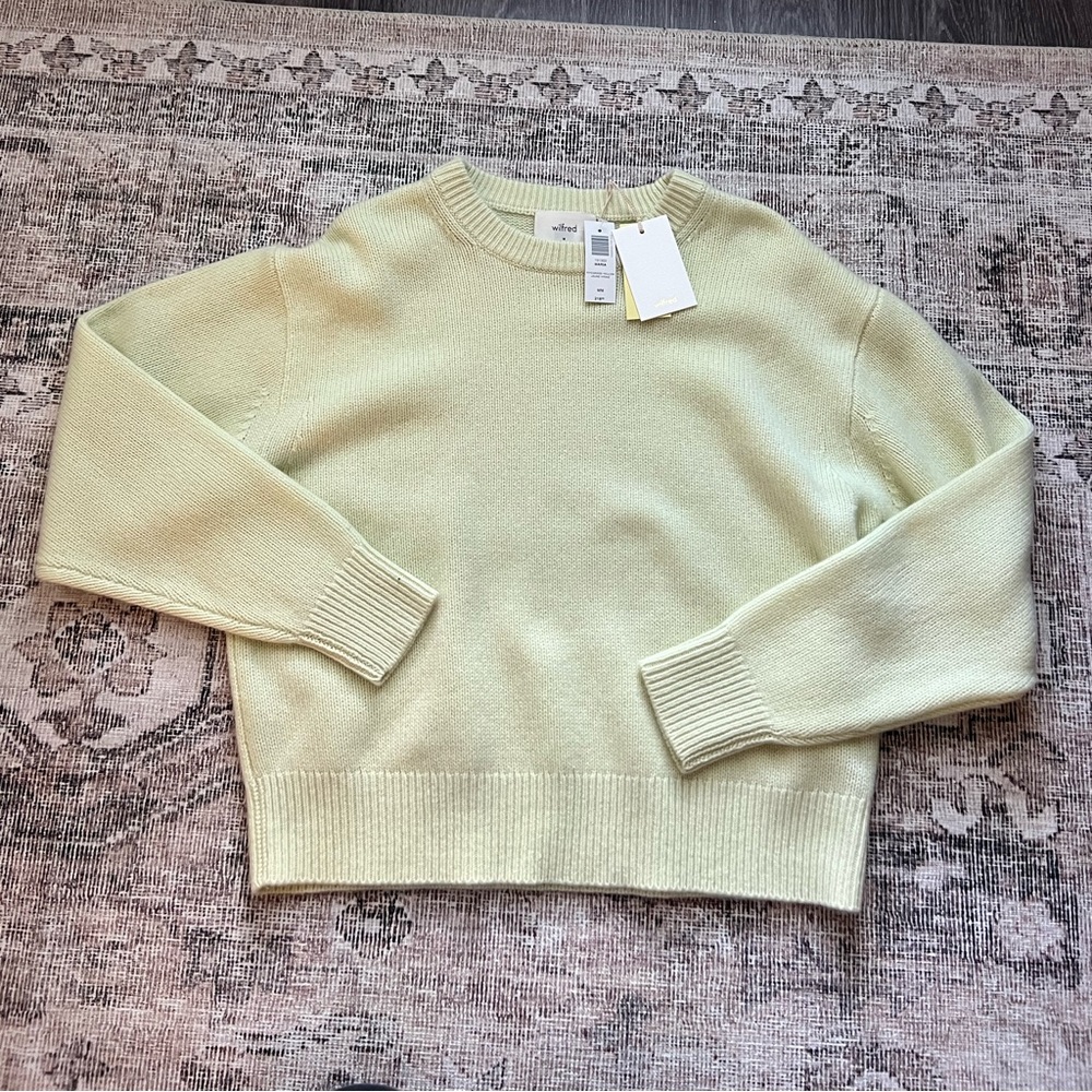 Aritzia Wilfred Luxe Cashmere Maria Sweater